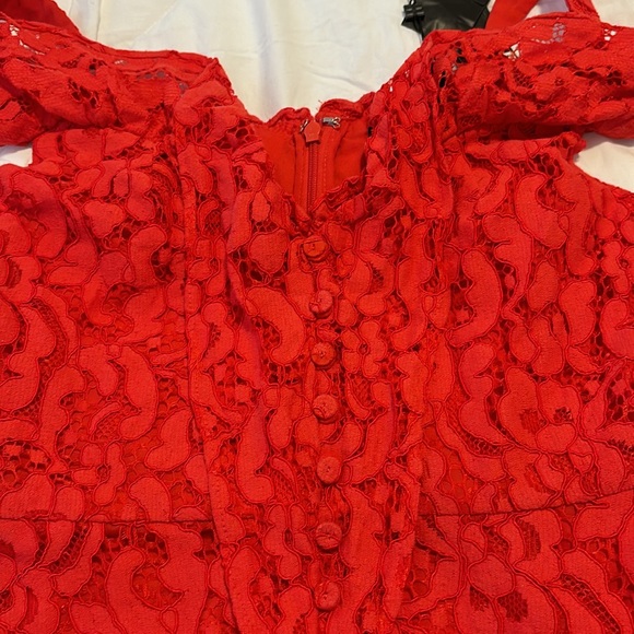 BCBG Lace High Low Dress - Picture 5 of 6